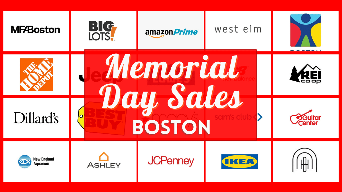 Memorial Day Sales in Boston - over 60 verified deals, discounts, and freebies from Local restaurants and retail stores!