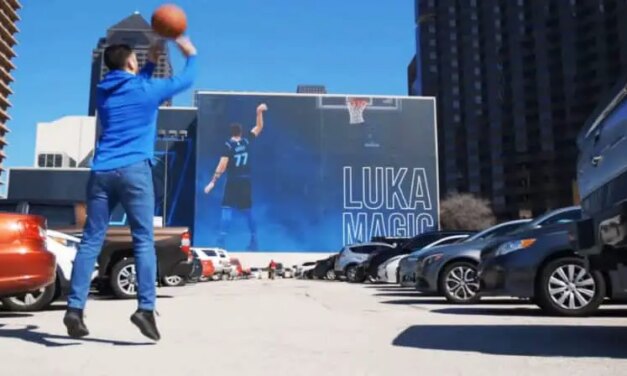 Mavericks Unveil Massive Augmented Reality Mural of Luka Don?i?