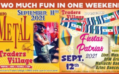 Two much fun in one weekend! Chris Perez & Fiestas Patrias Celebration at Traders Village on September 11, 12
