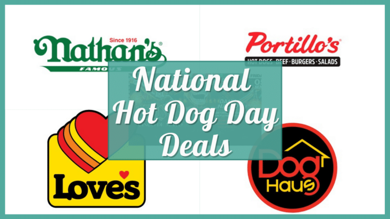 National Hot Dog Day 2023 Deals - Free Hotdog & Discounts from Nathan's Famous, Dog Haus, Portillo's, and more!
