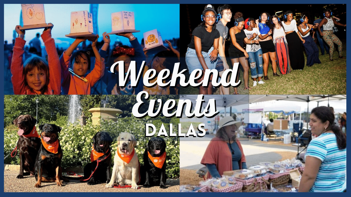10 Things to do in Dallas this weekend of November 10 include Water Lantern Festival, Silent Disco: Decades Dance Shuffle & More!