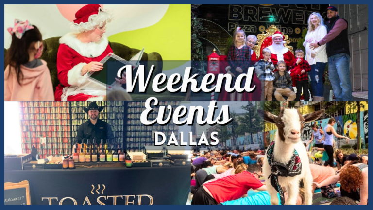 10 Things to do in Dallas this weekend of November 24 include Breakfast with Santa, Gobble Gobble Goat Yoga & More!
