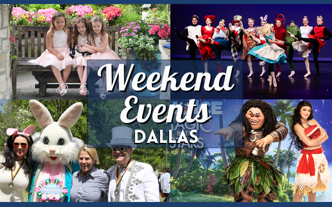 10 Things to do in Dallas this weekend of March 29 include Easter Family Fun Weekend at Dallas Arboretum, McKinney Hippie Easter Egg Hunt, Camp Champions, & More!