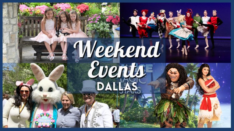 10 Things to do in Dallas this weekend of March 29 include Easter Family Fun Weekend at Dallas Arboretum, McKinney Hippie Easter Egg Hunt, & More!