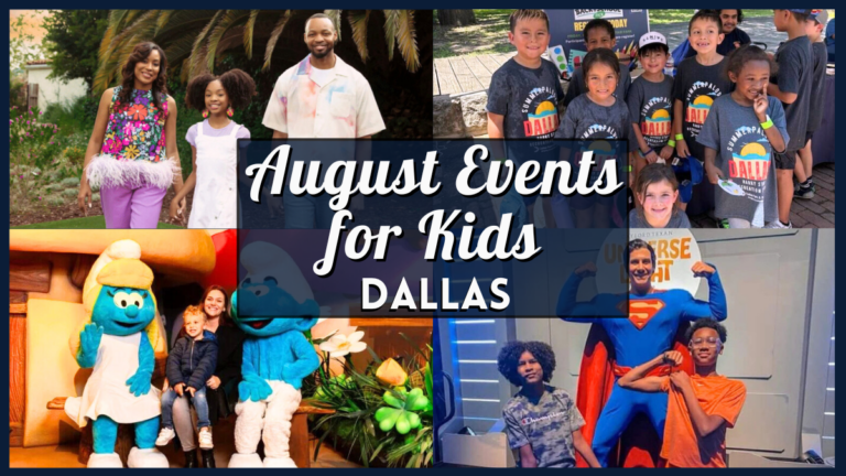 Kids Events in Dallas August 2025 - Collage
